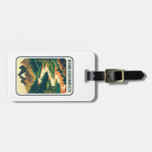 Étiquette À Bagage Couleurs de la rivière Clearwater Idaho (Devant horizontal)