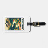 Étiquette À Bagage Couleurs de la rivière Snake Idaho (Devant horizontal)