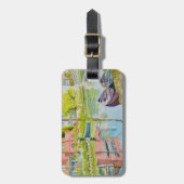 Étiquette À Bagage Couleurs de Venise (Devant Vertical)