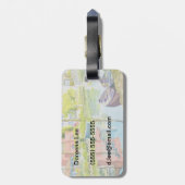 Étiquette À Bagage Couleurs de Venise (Dos Vertical)