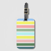 Étiquette À Bagage Couleurs des Bermudes (Devant Vertical)