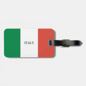 ÉTIQUETTE À BAGAGE COULEURS DRAPEAU ITALIE (Dos horizontal)