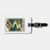 Étiquette À Bagage Couleurs du fleuve Delaware (Devant horizontal)