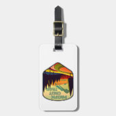 Étiquette À Bagage Couleurs du sentier de la crête du Pacifique (Devant Vertical)