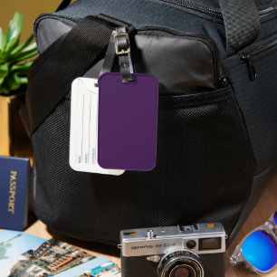 Étiquette À Bagage Couleurs éffrayantes - Balise de bagage violet pro
