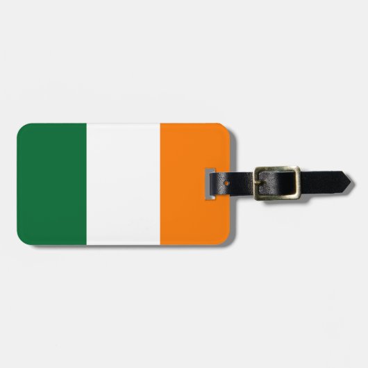 Étiquette À Bagage Couleurs irlandaises (Devant horizontal)