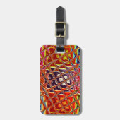 Étiquette À Bagage Couleurs spéciales Noël Père Noël neige HoHoho Pop (Devant Vertical)