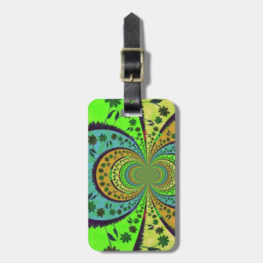 Étiquette À Bagage Couleurs traditionnelles africaines Kaleidoscope A (Devant Vertical)