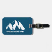 Étiquette À Bagage Couloir Season Rocks (Devant horizontal)