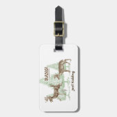 Étiquette À Bagage Coup ! Juste badinant ! Chasse de l'humour (Devant Vertical)