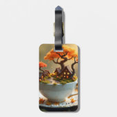 Étiquette À Bagage Coupe D'Imaginaire D'Automne (Dos Vertical)