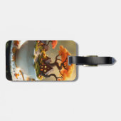 Étiquette À Bagage Coupe D'Imaginaire D'Automne (Dos horizontal)