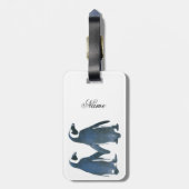 Étiquette À Bagage Couple de pingouin Inséparable Thunder_Cove (Dos Vertical)