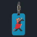 Étiquette À Bagage Couple de Tango en Argentine<br><div class="desc">Tag de bagage en couple en tango argentin,  idéal pour les milongas et les festivals - par Infinitetango</div>