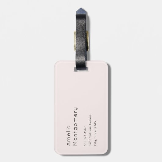 Étiquette À Bagage Couple mignon en amour (Dos Vertical)