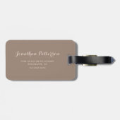 Étiquette À Bagage Couples Mariages modernes M. Groom (Dos horizontal)