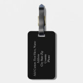 Étiquette À Bagage Coureur de marathon personnalisé 26.2 Keepsaké (Dos Vertical)