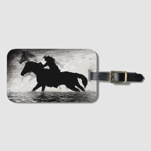 Étiquette À Bagage Courir avec des esprits - Chevaux