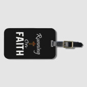 Étiquette À Bagage Courir sur le coureur de la foi (Devant Horizontal)