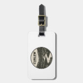 Étiquette À Bagage Courlis National Grassland Idaho Stream (Devant Vertical)