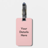 Étiquette À Bagage Couronne Royale Vintage (Dos Vertical)