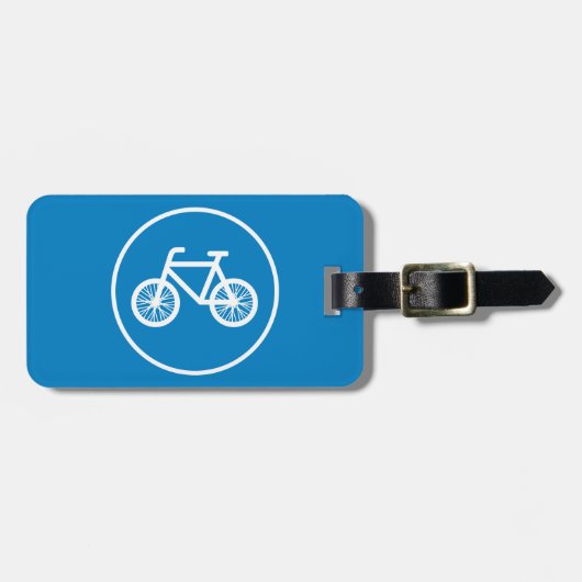 Étiquette À Bagage Course à vélo (Devant horizontal)
