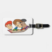 Étiquette À Bagage Course automobile pour enfants Pinewood Derby (Devant horizontal)