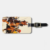 Étiquette À Bagage Course de harnais (Devant horizontal)