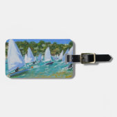 Étiquette À Bagage Course de voilier (Devant horizontal)