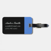 Étiquette À Bagage Course de voilier (Dos horizontal)