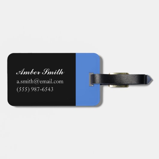 Étiquette À Bagage Course de voilier (Dos horizontal)