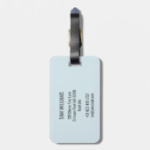 Étiquette À Bagage Course en fauteuil roulant (Dos Vertical)