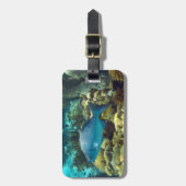 Étiquette À Bagage Coutume de poissons de récif (Devant Vertical)