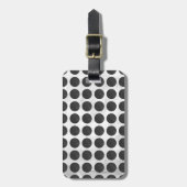 Étiquette À Bagage Couvercles de trou en marbre noir (Devant Vertical)