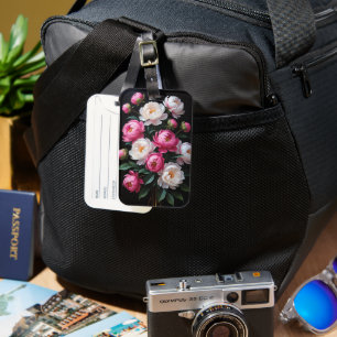 Étiquette À Bagage Couverture téléphonique florale