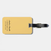 Étiquette À Bagage Cowboy (Vue latérale)Wyoming (Dos horizontal)