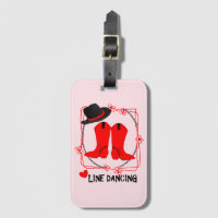 Cowgirl Boots mignon ligne danse thème graphique
