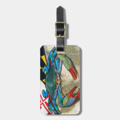 Étiquette À Bagage Crabe bleu du Maryland (Devant Vertical)