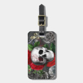 Étiquette À Bagage Crâne (Devant Vertical)