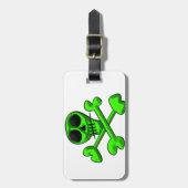 Étiquette À Bagage Crâne (Devant Vertical)