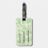 Étiquette À Bagage Crâne Cool (Dos Vertical)