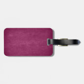 Étiquette À Bagage Crâne de fille de rockabilly (Dos horizontal)