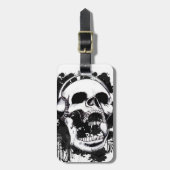 Étiquette À Bagage Crâne de roche (Devant Vertical)