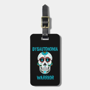 Étiquette À Bagage Crâne de sucre/Guerrier...Dysautonomia
