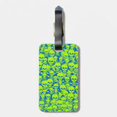 Étiquette À Bagage Crânes (Dos Vertical)