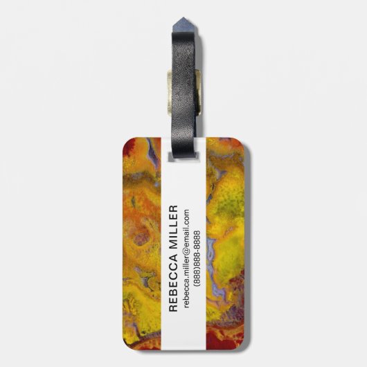 Étiquette À Bagage Crayola Jasper (Dos Vertical)