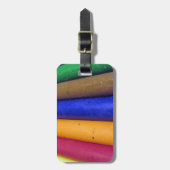 Étiquette À Bagage Crayons colorés (Devant Vertical)