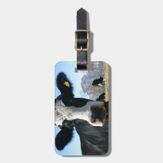 Étiquette À Bagage Crazy Cow (Devant Vertical)