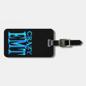 Étiquette À Bagage Crazy EMT (Devant horizontal)