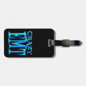 Étiquette À Bagage Crazy EMT (Dos horizontal)